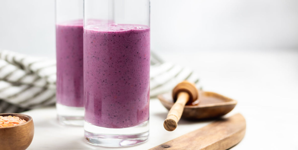 Lentil Berry Smoothie
