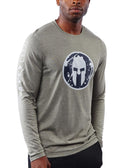 SPARTAN by CRAFT Helmet Logo Tri-Blend LS Tee