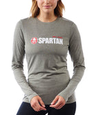 CRAFT SPARTAN By CRAFT Classic Logo Tri-Blend LS Tee - Women's Woods XS