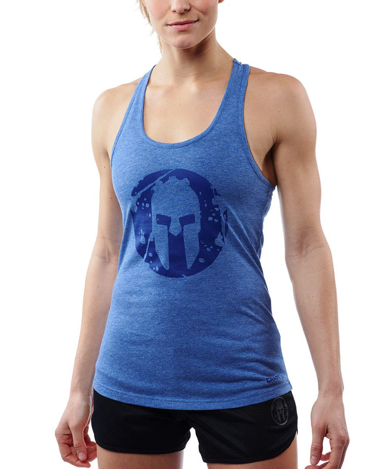 CRAFT SPARTAN By CRAFT Helmet Logo Tri-Blend Tank Top - Women's Burst Heather XS