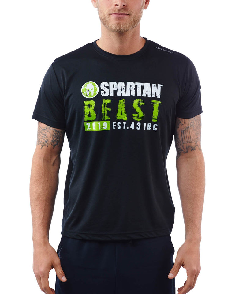 CRAFT SPARTAN By CRAFT 2019 Beast Tech Tee - Men's Black S