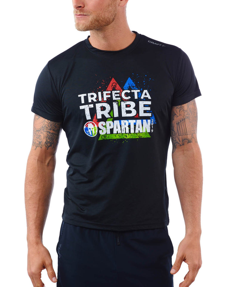 CRAFT SPARTAN By CRAFT 2019 Trifecta Tee - Men's Black XS
