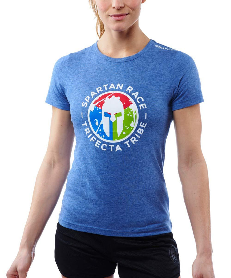 CRAFT SPARTAN By CRAFT Trifecta Tri-Blend Tee - Women's Burst Heather XS
