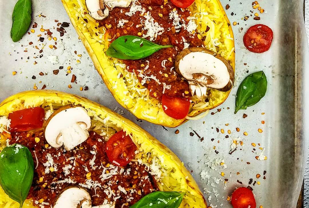 Spaghetti Squash Dinner in Minutes