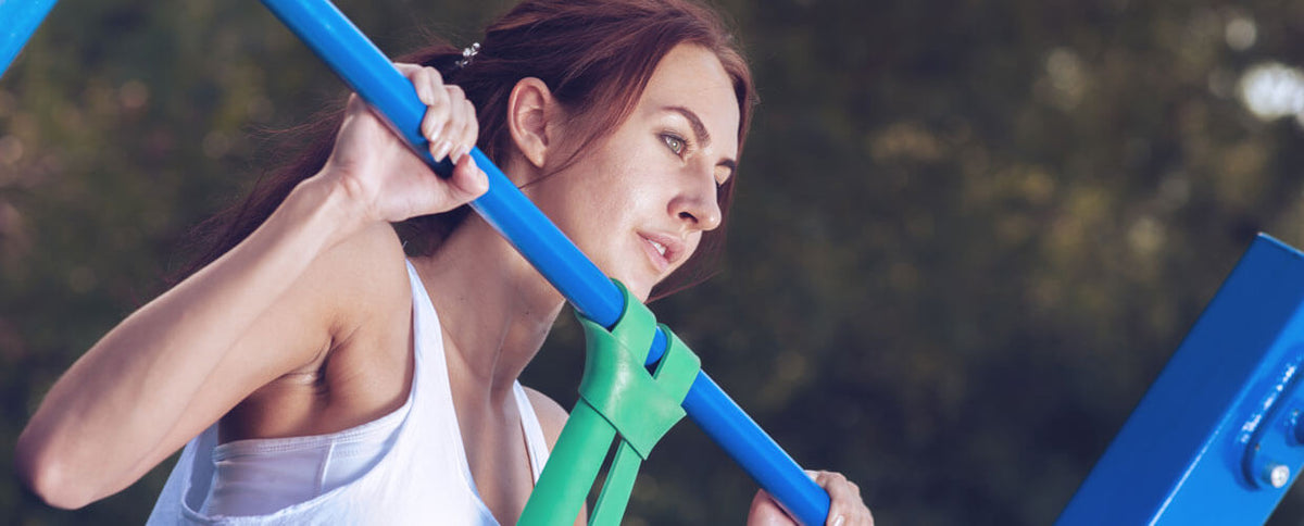 Use a Band to Accommodate Resistance Training Exercises For Safer Sets & Greater Gains