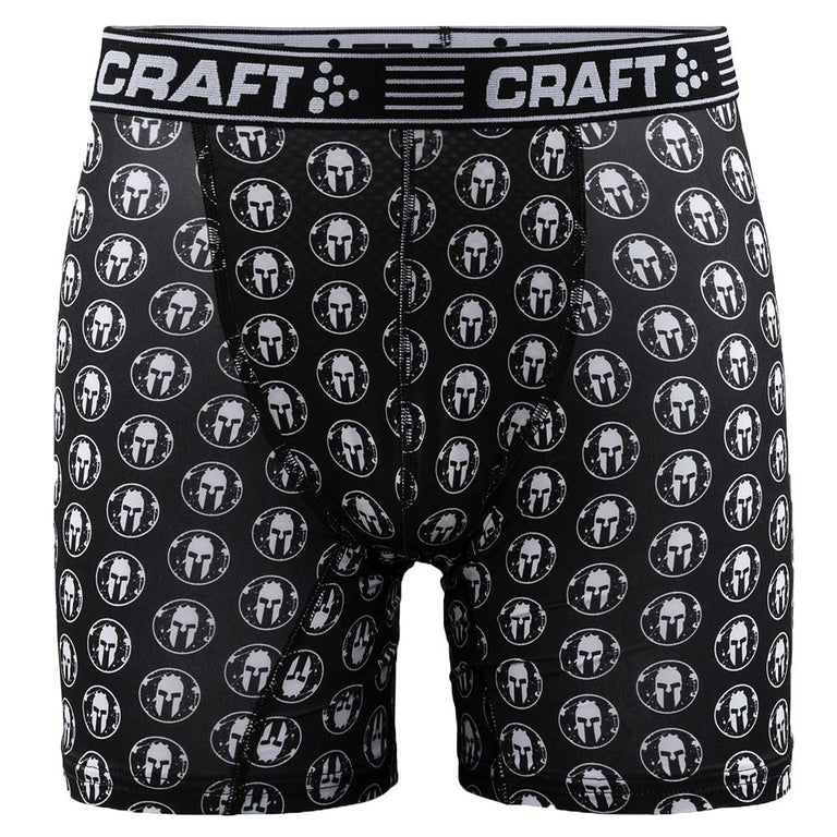 CRAFT SPARTAN By CRAFT Greatness Boxer 2pk - Men's Black Print S
