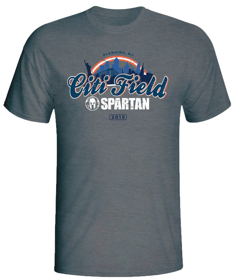 Spartan Race Shop SPARTAN 2019 Citi Field Venue Tee - Unisex Gray XS