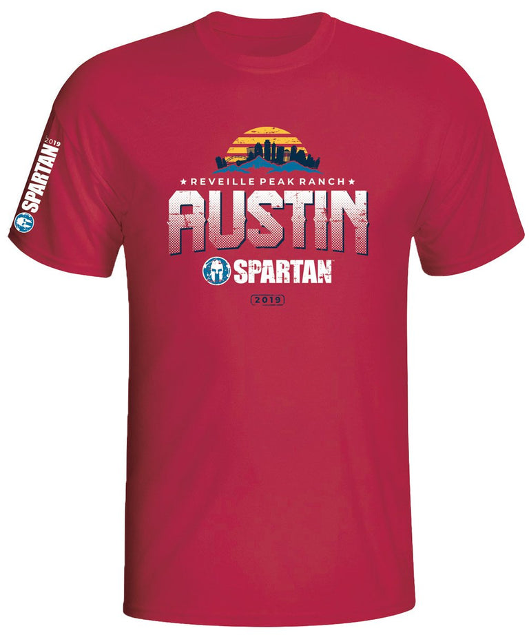 CRAFT SPARTAN 2019 Austin Venue Tee - Unsiex Red XS