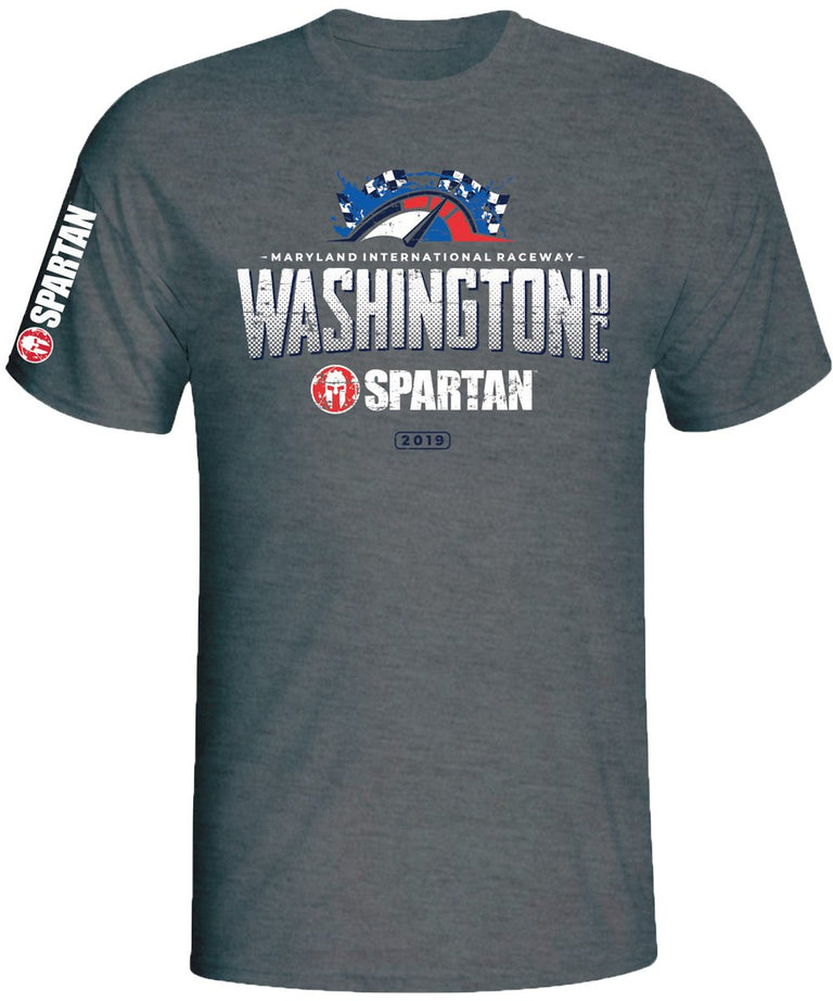 Spartan Race Shop SPARTAN 2019 Washington DC Venue Tee - Unisex Gray XS
