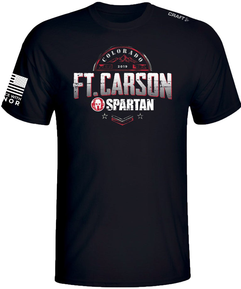 CRAFT SPARTAN 2019 Fort Carson Venue Tee - Unsiex Black XS