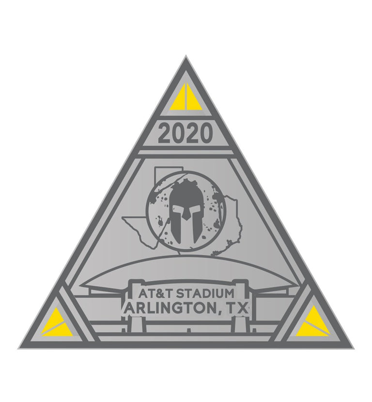 delta icon plate Spartan AT&T stadium race