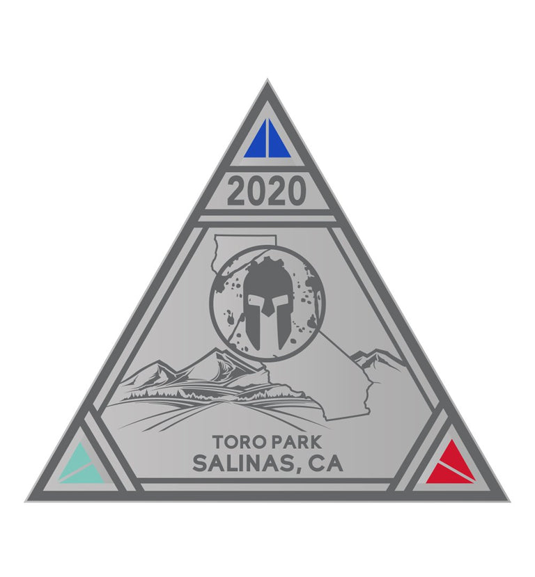 delta icon plate Spartan Monterey race