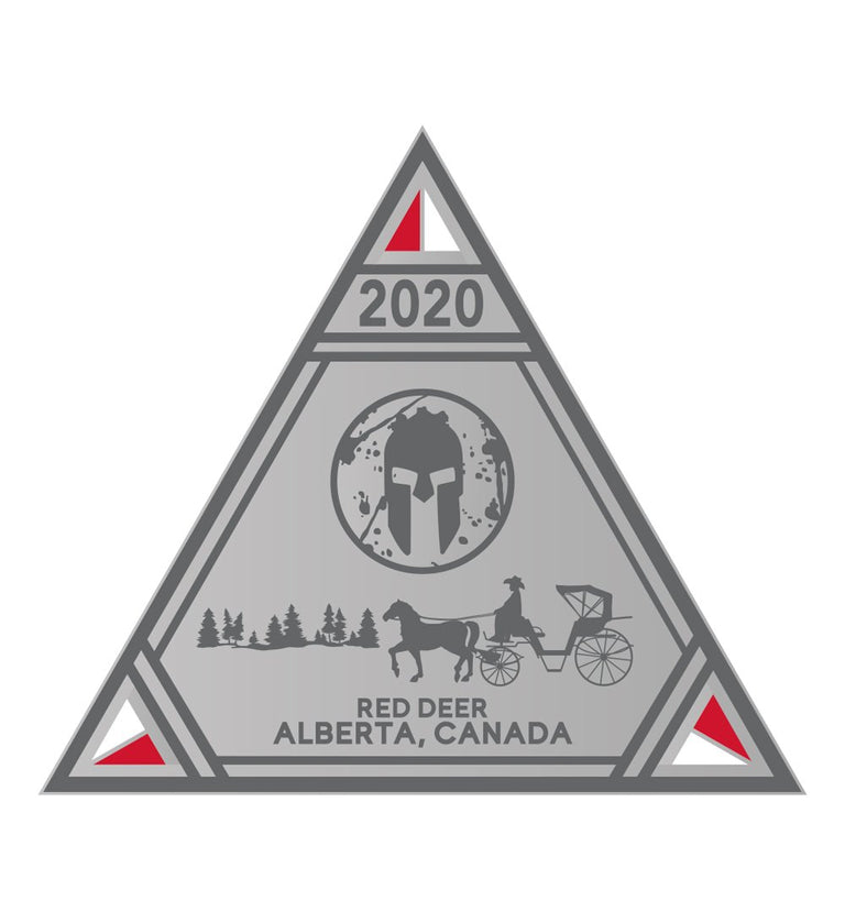delta icon plate Spartan Red Deer race