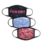 SPARTAN Face Mask Set of 3 - Women's