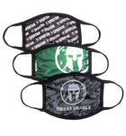 SPARTAN Face Mask Set of 3 - Bold