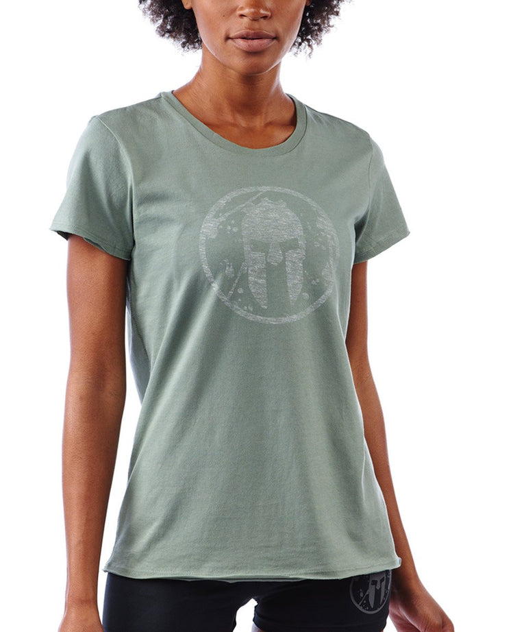 47 Brand SPARTAN '47 Letter Crew - Women's Olive XS