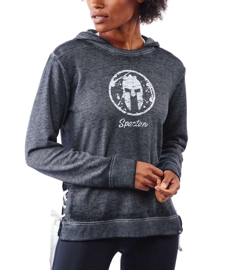 47 Brand SPARTAN '47 Sideline Lace Pullover - Women's Jet Black XS