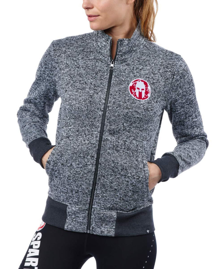 47 Brand SPARTAN '47 Encore Kodiak Full Zip - Women's Charcoal XS