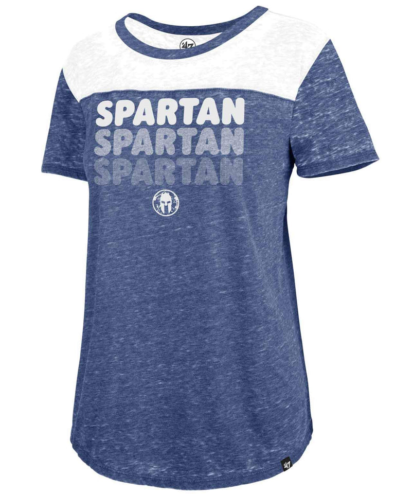47 Brand SPARTAN '47 Fade Out Fling Tee - Women's Royal S