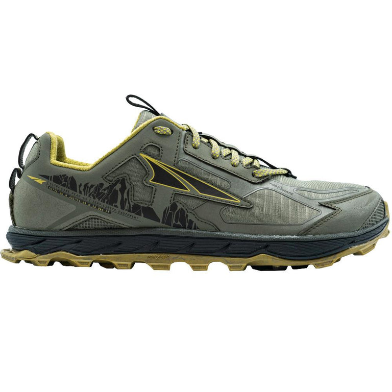 Altra Altra Lone Peak 4.5 Trail Running Shoe - Men's Olive 8