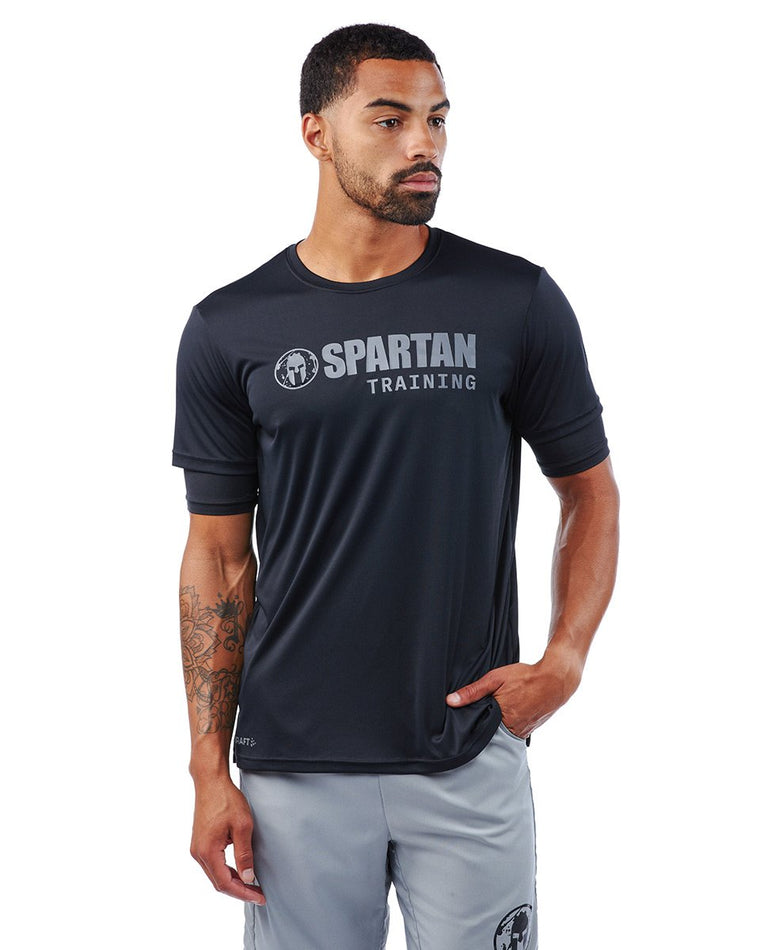 Craft SS black t-shirt Spartan