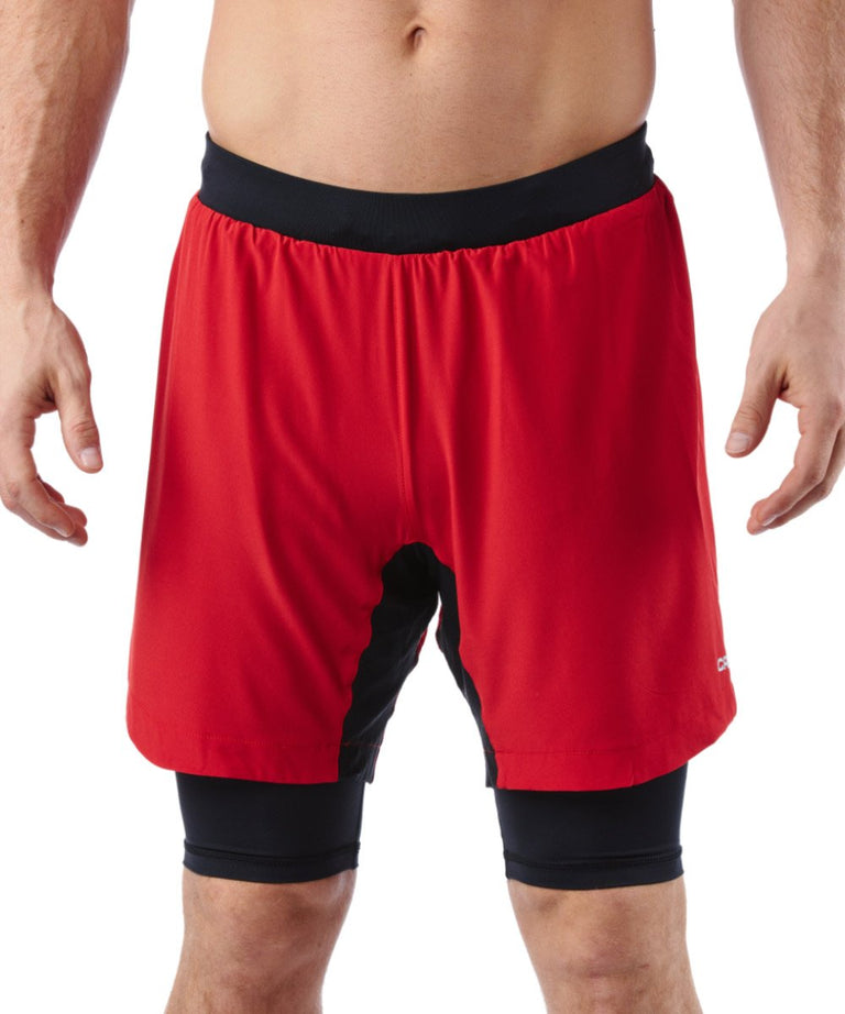 CRAFT SPARTAN By CRAFT Pro Series 2-in-1 Short - Men's Red S
