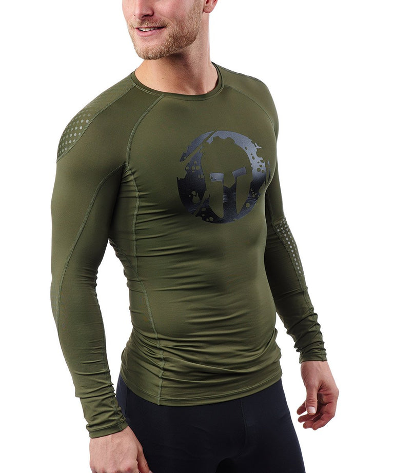 CRAFT SPARTAN By CRAFT Pro Series Compression LS Top - Men's Woods S