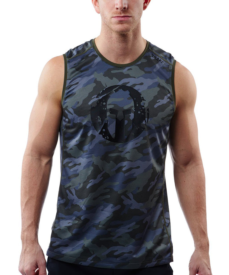 CRAFT SPARTAN By CRAFT Pro Series Grit Tank - Men's Woods Camo S