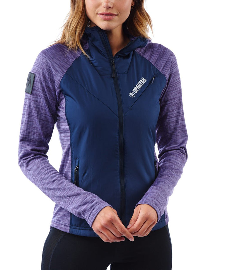 CRAFT SPARTAN By CRAFT Polar Midlayer Jacket - Women's Logan/Blaze XS
