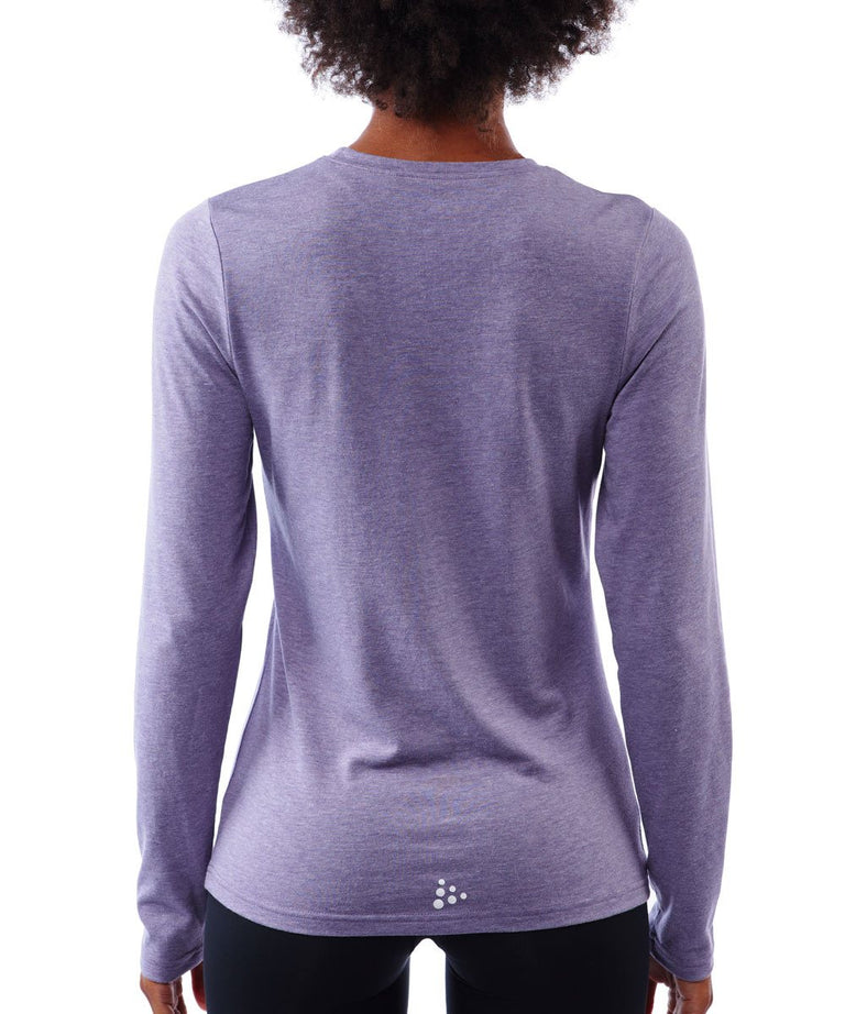 SPARTAN by CRAFT Classic Logo Tri-Blend LS Tee