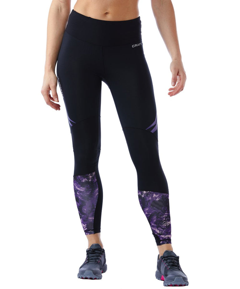 CRAFT SPARTAN By CRAFT Charge Shape Tight - Women's Black/Purple S