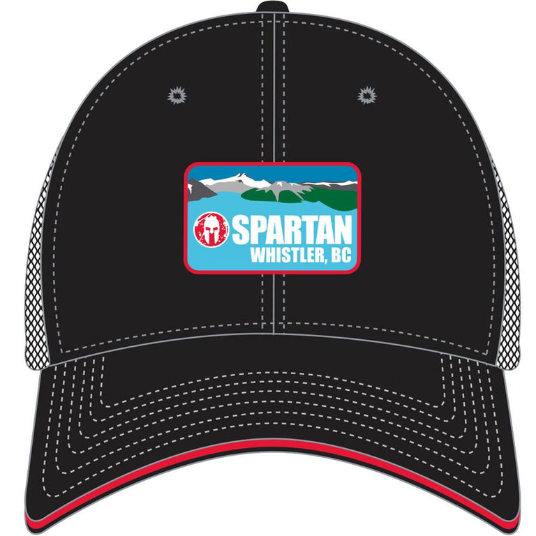 Headsweats SPARTAN 2019 Headsweats Whistler (Canada) Venue Hat - Unisex Black
