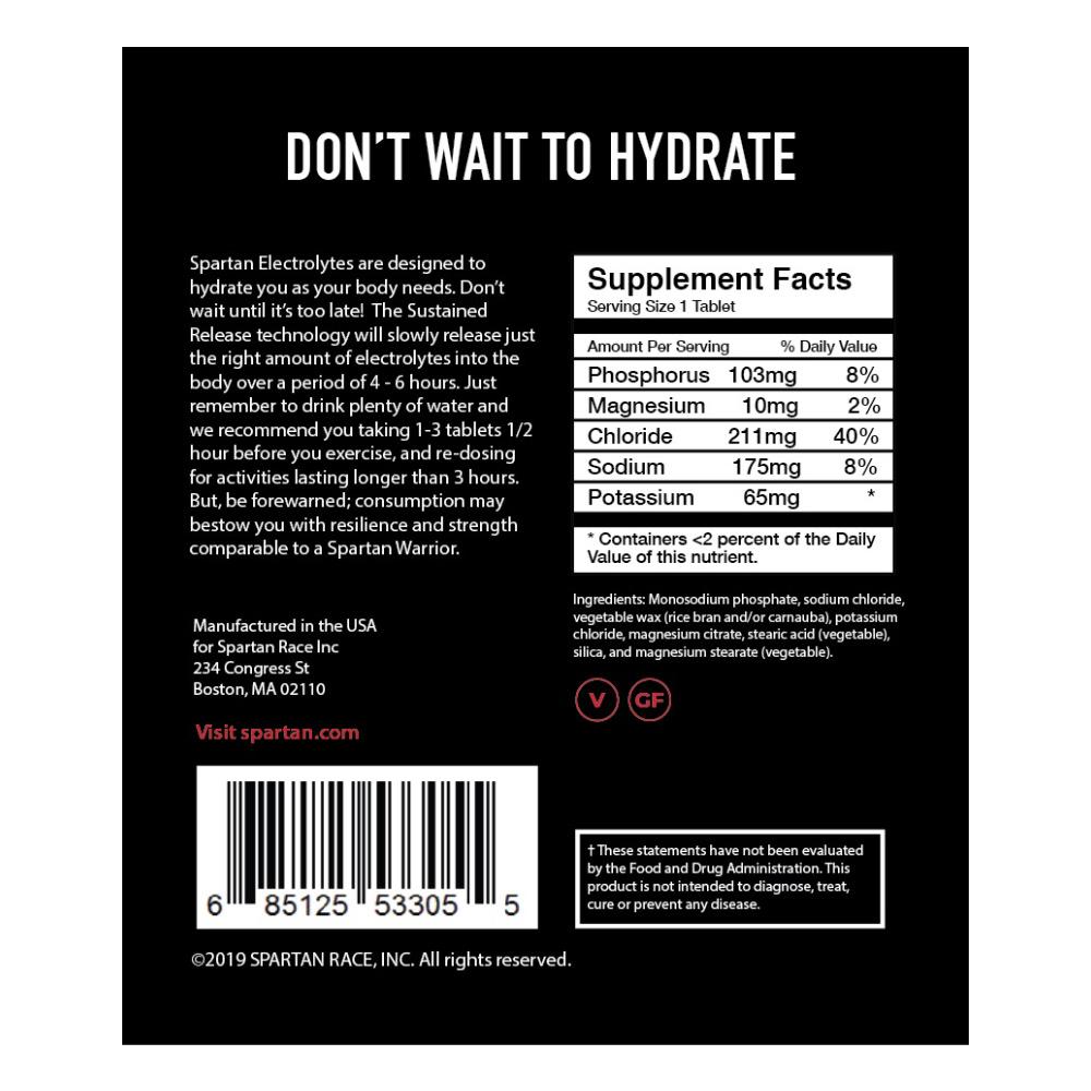 SPARTAN Hydration Tablets - Pack of 3