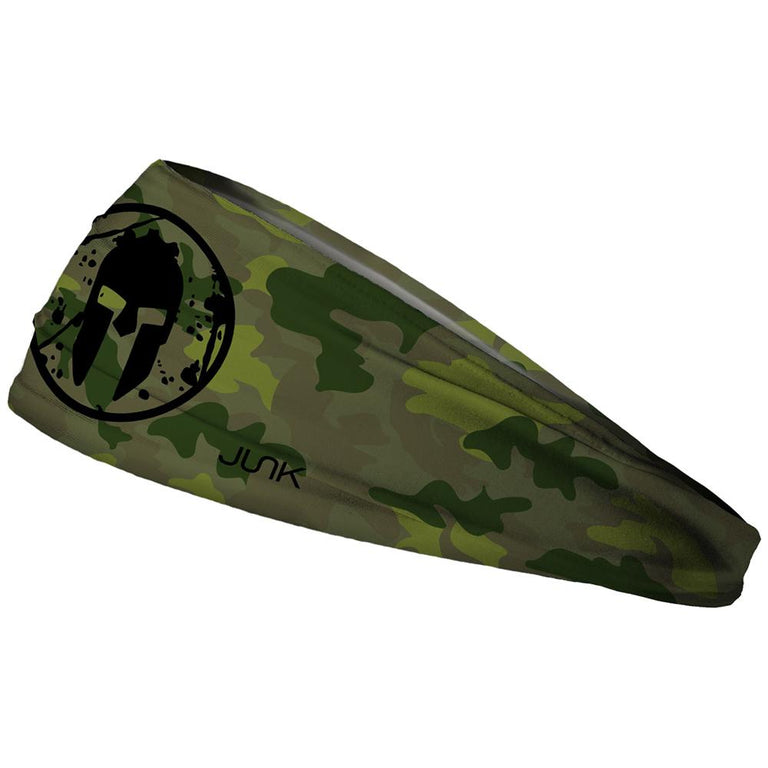 SPARTAN JUNK Headband - Camo Green