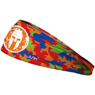 SPARTAN JUNK Headband - Camo Orange Kids