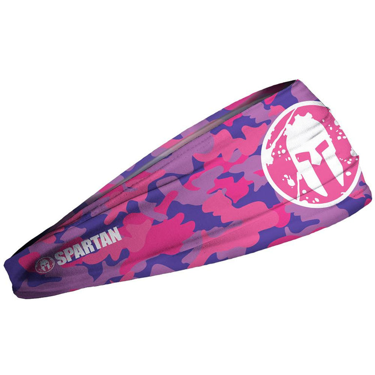 JUNK SPARTAN JUNK Headband - Camo Purple Kids Camo Purple