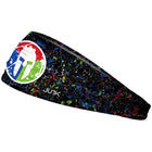 SPARTAN JUNK Headband - Splatter Black Trifecta