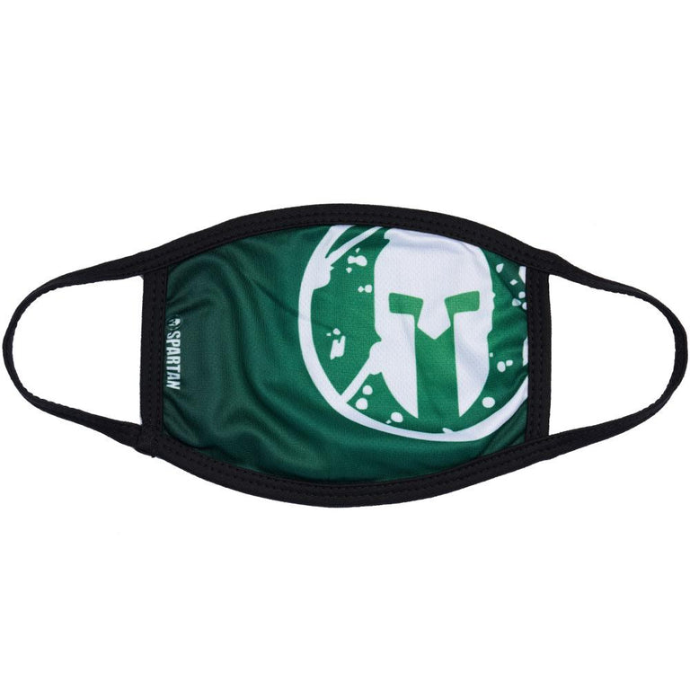 Spartan Race Shop SPARTAN Face Mask Green Side Helmet
