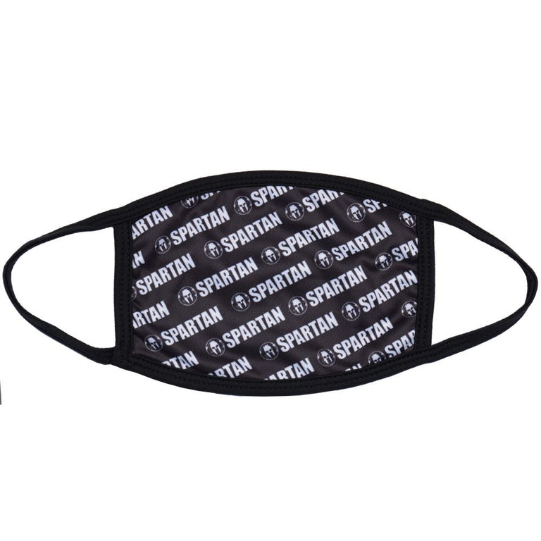 Spartan Race Shop SPARTAN Face Mask Repeat Black