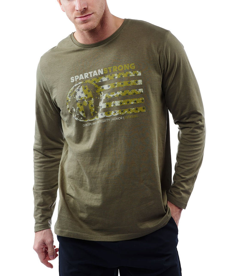CRAFT SPARTAN By CRAFT Strong Flag LS Tee - Men's Green S