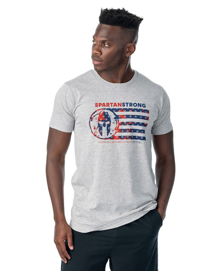 Men's Stars & Stripes Tee SPARTAN T-Shirt