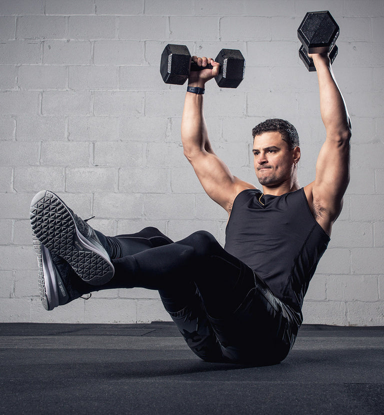 ENHANCED SPARTAN Hex Steel Dumbbell