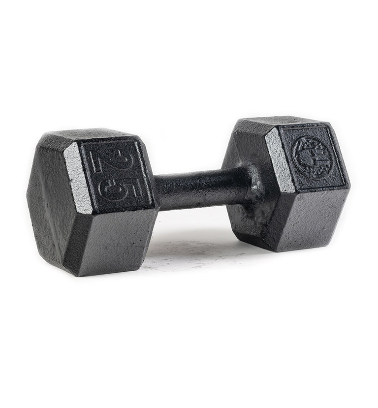 ENHANCED SPARTAN Hex Steel Dumbbell