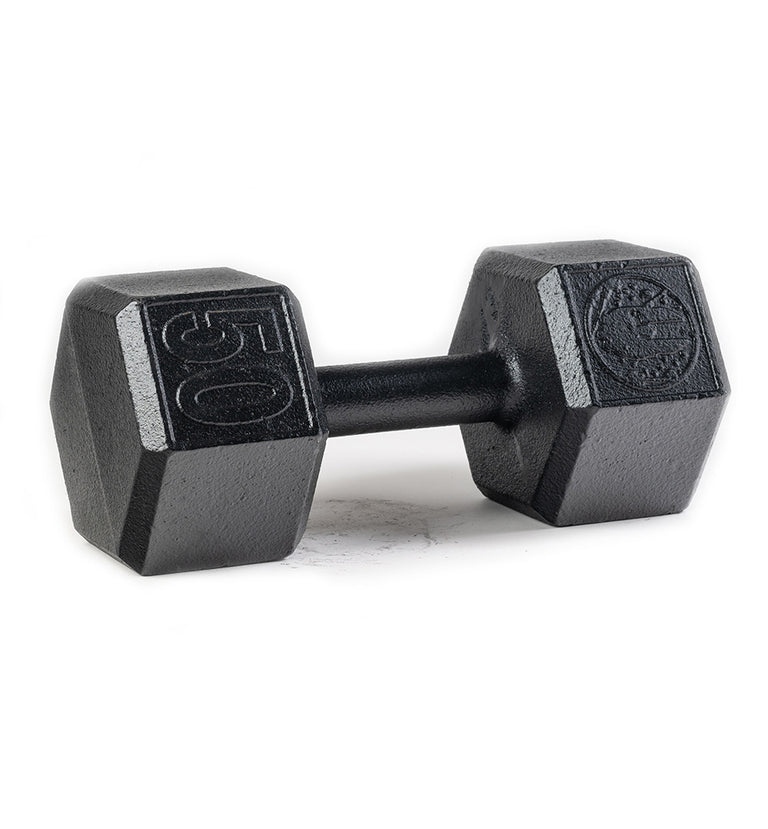 ENHANCED SPARTAN Hex Steel Dumbbell