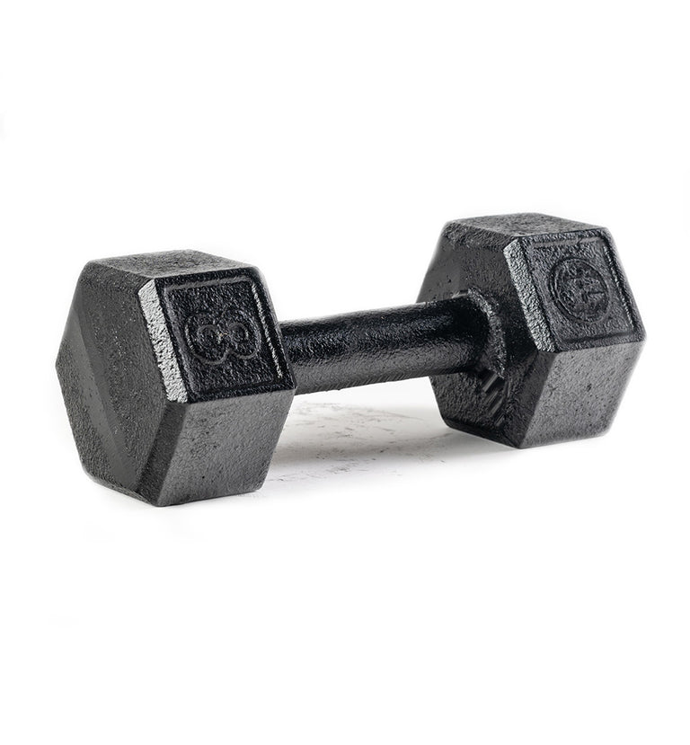 ENHANCED SPARTAN Hex Steel Dumbbell