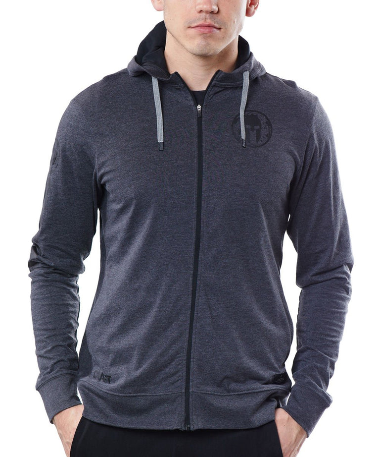 CRAFT SPARTAN By CRAFT Deft Jersey FZ Hood - Men's Dk Gray S