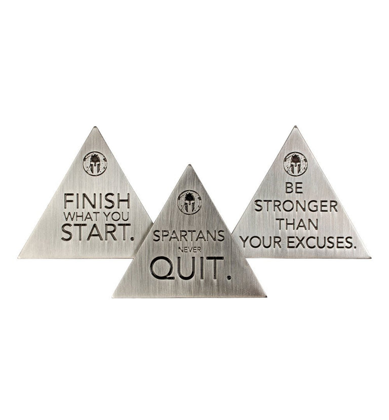SPARTAN NEVER QUIT Delta Icons - 3 pack