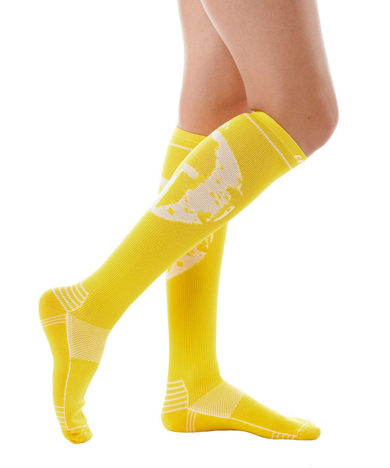 CRAFT SPARTAN By CRAFT Compression Knee Sock - Unisex Yellow XS