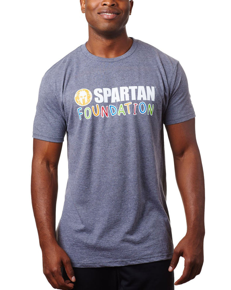 Spartan Race Shop SPARTAN Foundation Charity Tee - Unisex Gray XS