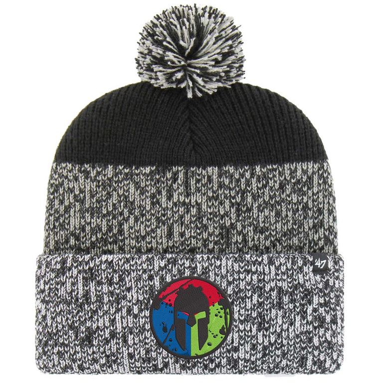 47 Brand SPARTAN '47 Trifecta Static Knit Hat - Unisex Black/Gray